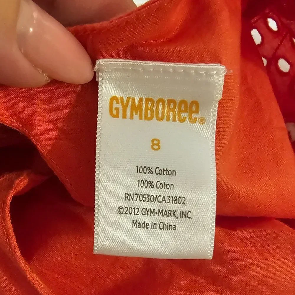 Gymboree Coral Lace Dress Sz 8